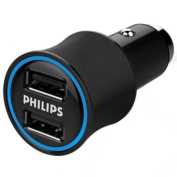 شارژر فندکی فیلیپس مدل DLP2553 PHILIPS DLP2553 Car Charger - 2