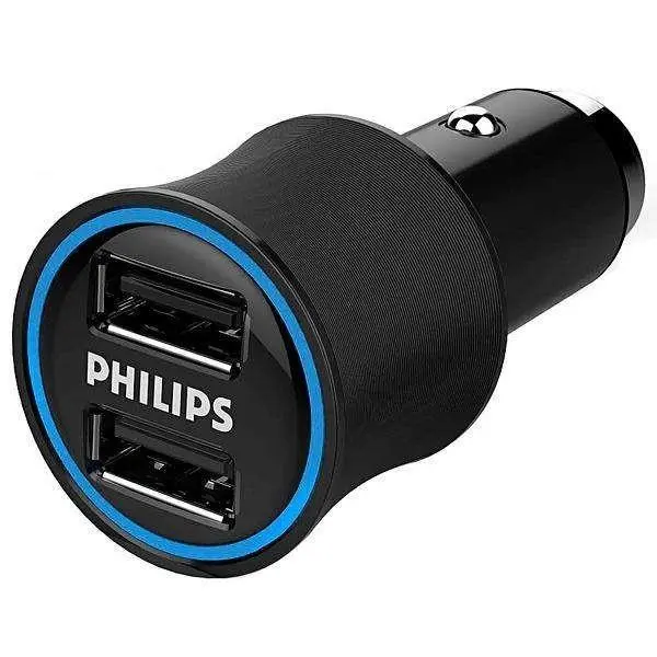 شارژر فندکی فیلیپس مدل DLP2553 PHILIPS DLP2553 Car Charger - 3