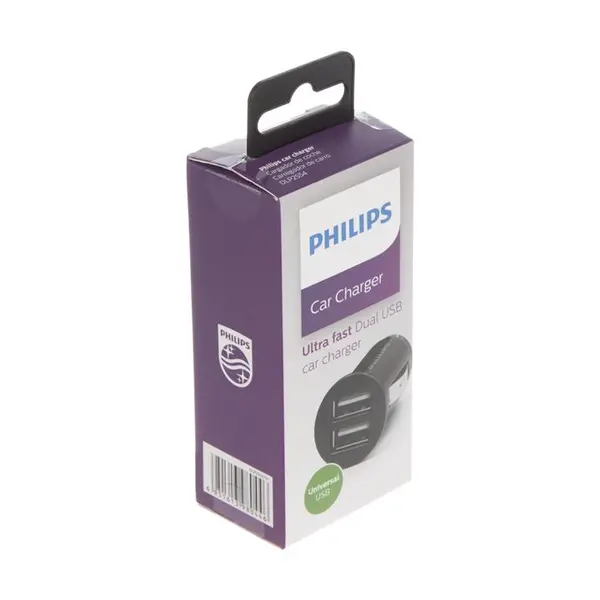 شارژر فندکی فیلیپس مدل DLP2554 PHILIPS DLP2554 Car Charger - 4