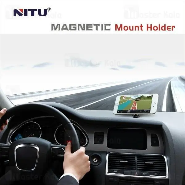 پایه نگهدارنده و هولدر آهن ربایی نیتو NITU NT-NH09 Magnetic Mount Holder NITU NH9 Phone Holder - 2