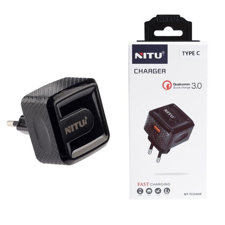 شارژر دیواری فست شارژ QC3.0 نیتو NT-TC040F با کابل MicroUsb