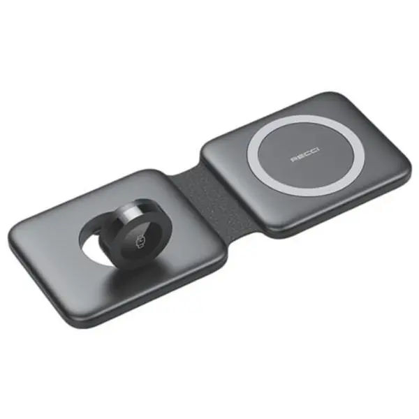 شارژر وایرلس مگنتی سه کاره رسی مدل Recci Wireless Charger RCW-13