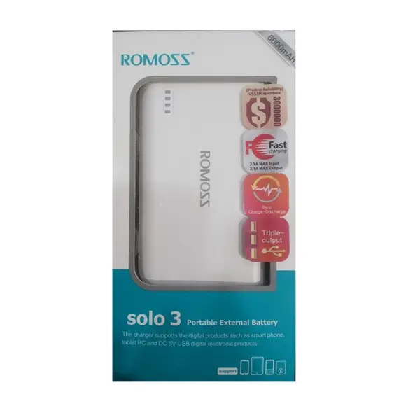 شارژر همراه روموس مدل Solo 3 Romoss Solo 3 6000mAh PowerBank