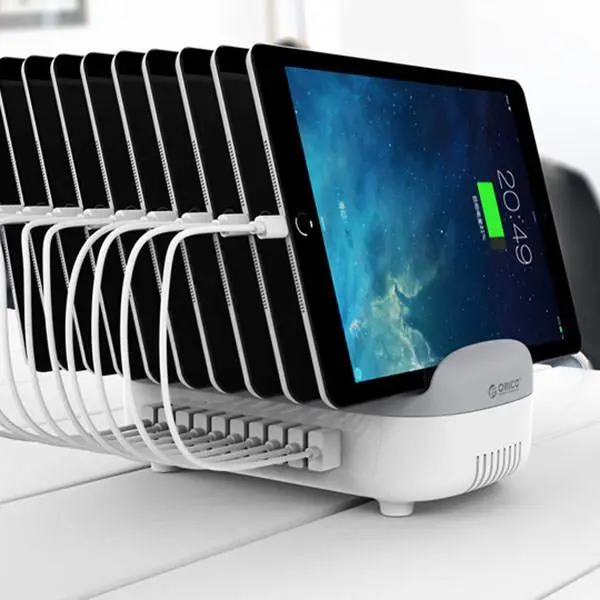 ایستگاه شارژ 10 پورت با استند اریکو مدل DUK-10P Orico DUK-10P Port stand Charger - 3