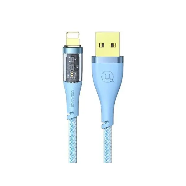 کابل فست شارژ یو اس بی به لایتنینگ 1.2 متری یوسامز USAMS US-SJ571 USB to Lightning Fast Charging Data Cable