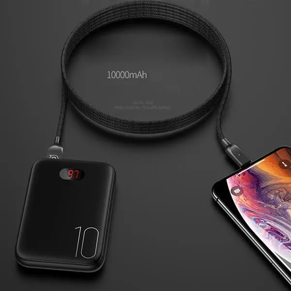 پاور بانک یوسمز مدلpower bank PB9 Mini با ظرفیت 10000میلی آمپر ساعت Usams PB9 Mini powerbank 10000 Mah - 4