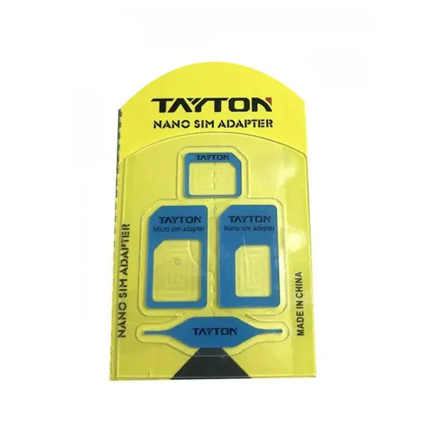 تبدیل سیم کارت های نانو و میکرو به سیم کارت عادی اوریکو مدل tayton به همراه باز کننده درب گوشی - 5