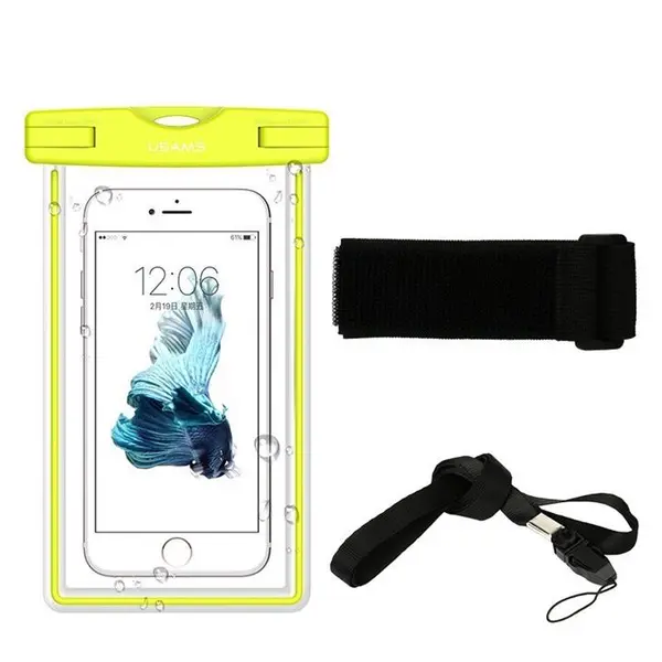 کیف ضد آب یوزمس مناسب نگهداری انواع گوشی - Usams IPX8 Waterproof Bag - 5