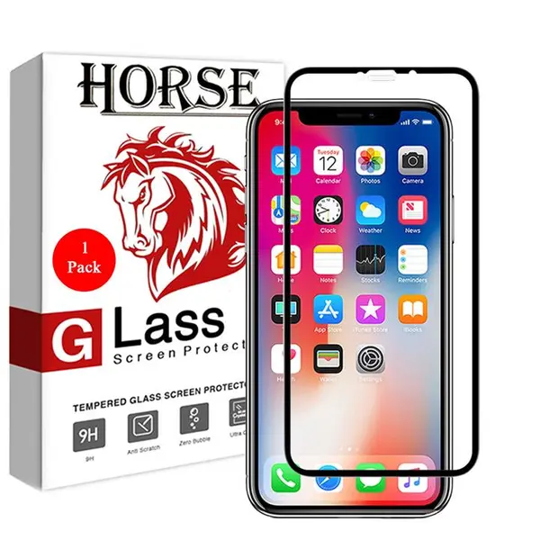 محافظ صفحه نمایش 5D هورس مدل CRM مناسب برای گوشی موبایل اپل iPhone XS Max