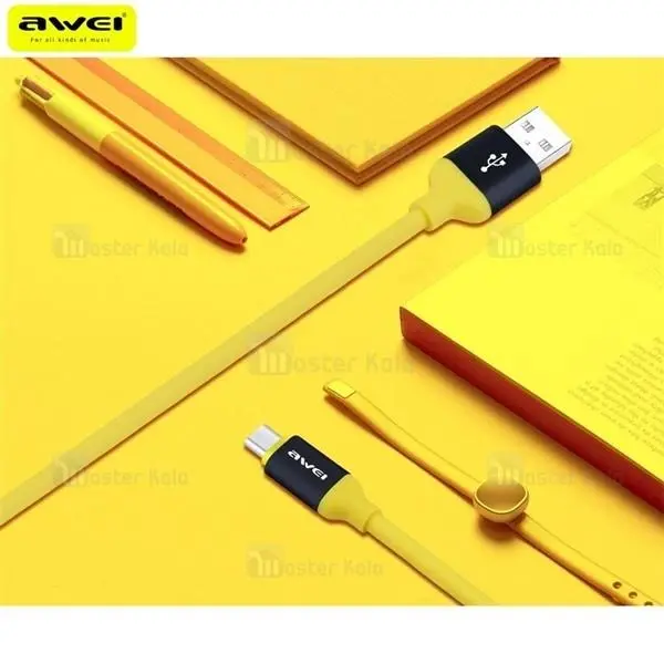 کابل شارژ میکرو یو اس بی اوی Awei CL-81 Cable - 4
