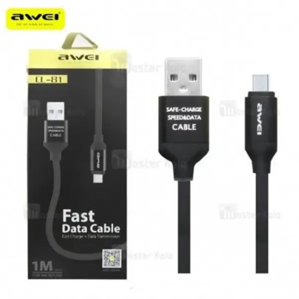 کابل شارژ میکرو یو اس بی اوی Awei CL-81 Cable - 5