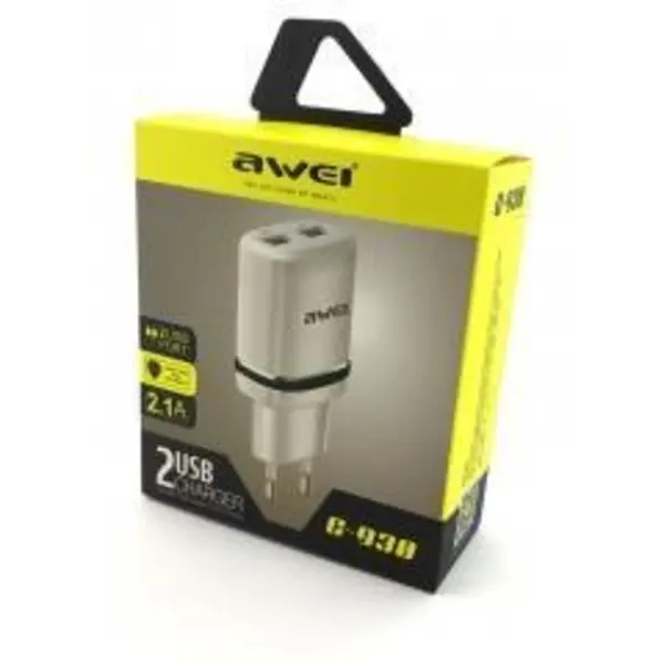 شارژر مسافرتی آوی C-930 Awei 2 USB Travel Adapter - 3