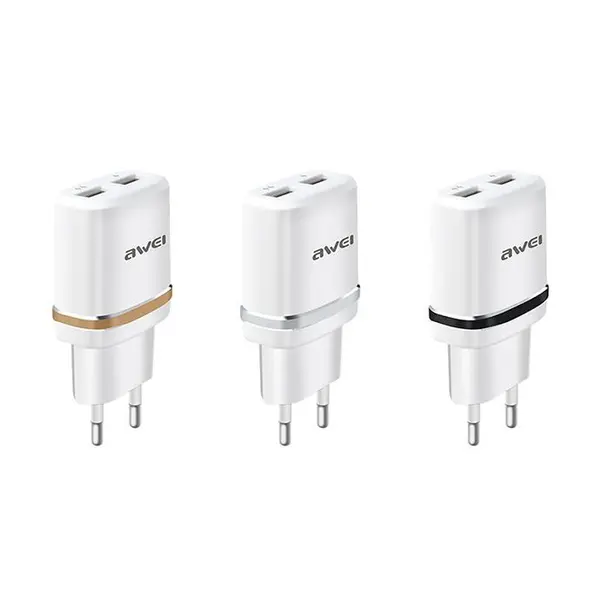 شارژر مسافرتی آوی C-930 Awei 2 USB Travel Adapter - 2