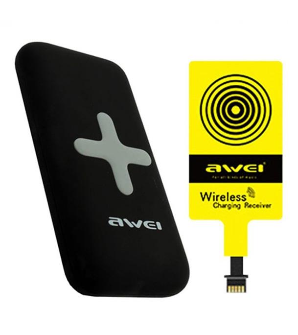 کیت وایرلس ایفون wireless charging receiver awei