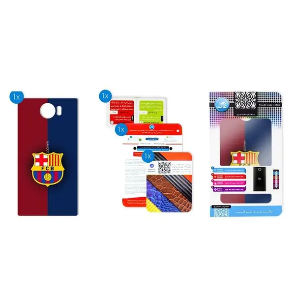 برچسب تزئینی ماهوت مدل BARCELONA Design مناسب برای گوشی BlackBerry Priv - 3