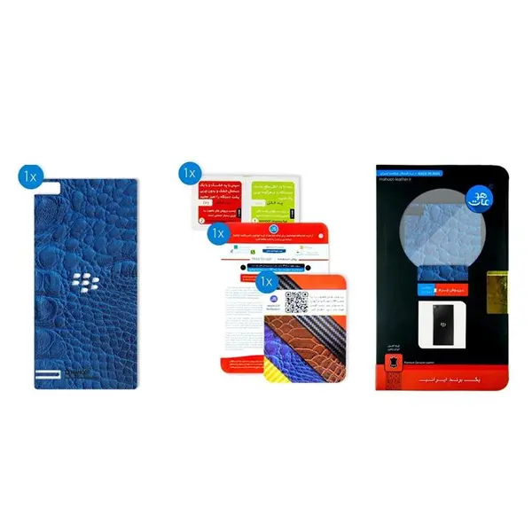 برچسب تزئینی ماهوت مدل Crocodile Leather مناسب برای گوشی BlackBerry Z3 - 4