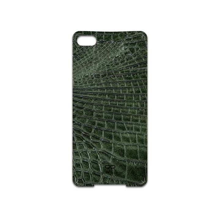 MAHOOT Green-Crocodile-Leather Cover Sticker for BlackBerry Z30