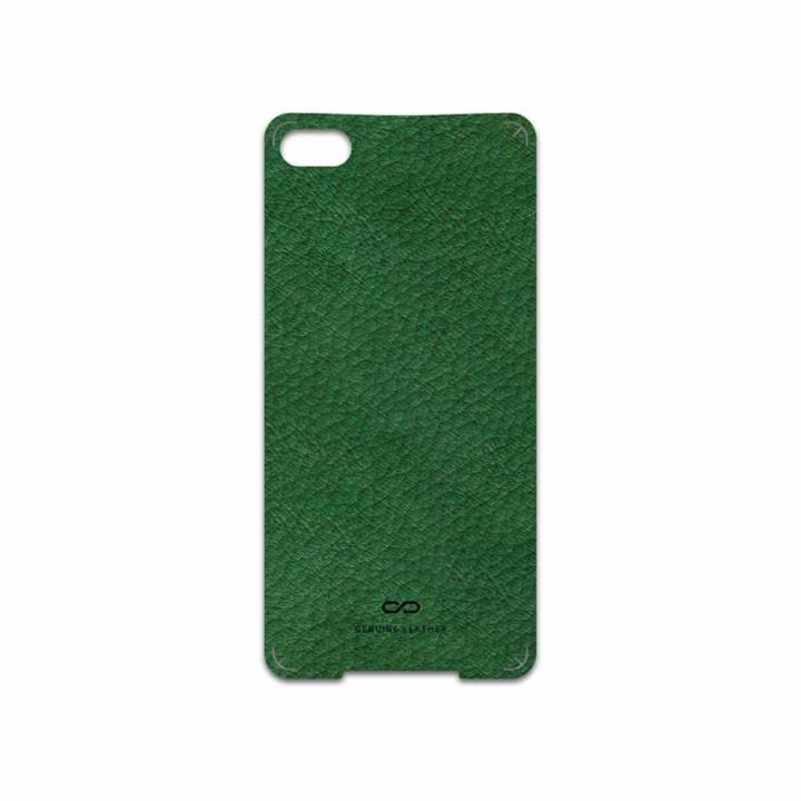 MAHOOT Green-Leather Cover Sticker for BlackBerry Z30