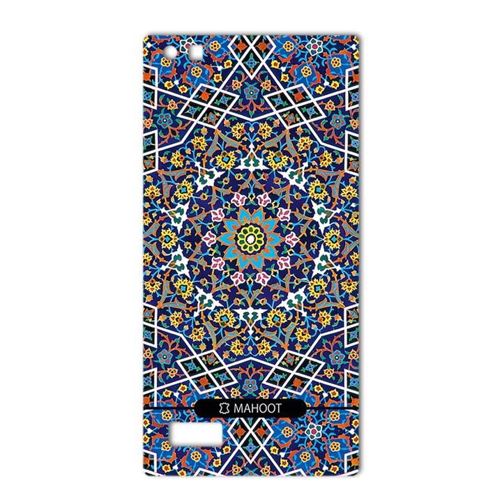 برچسب تزئینی ماهوت مدل Imam Reza shrine-tile Design مناسب برای گوشی  BlackBerry Leap