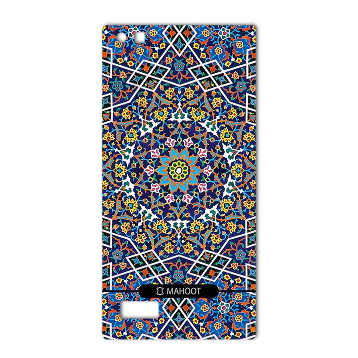 برچسب تزئینی ماهوت مدل Imam Reza shrine-tile Design مناسب برای گوشی  BlackBerry Leap