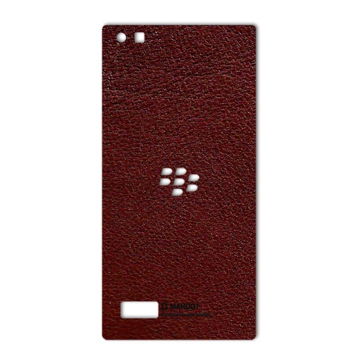 برچسب تزئینی ماهوت مدلNatural Leather مناسب برای گوشی  BlackBerry Leap