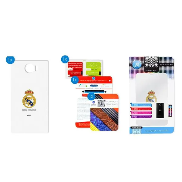 برچسب تزئینی ماهوت مدل REAL MADRID Design مناسب برای گوشی BlackBerry Priv