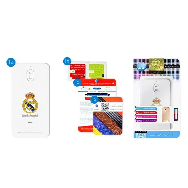 برچسب تزئینی ماهوت مدل REAL MADRID Design مناسب برای گوشی BlackBerry Aurora - 2