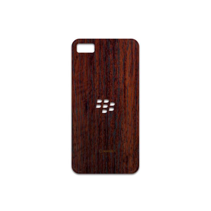 MAHOOT Red-Wood Cover Sticker for BlackBerry Z10