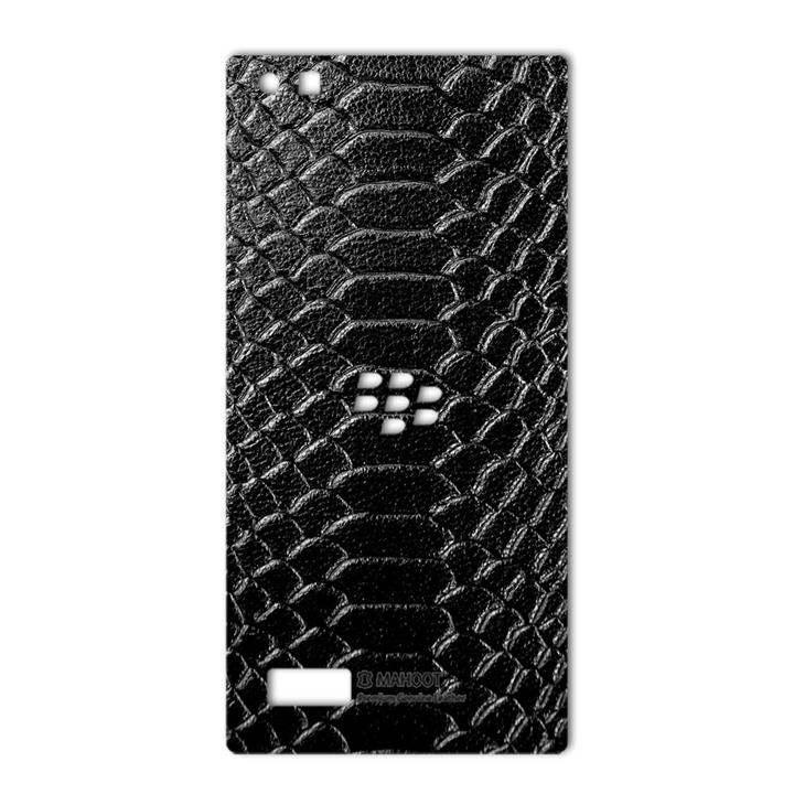 برچسب تزئینی ماهوت مدل Snake Leather مناسب برای گوشی  BlackBerry Leap