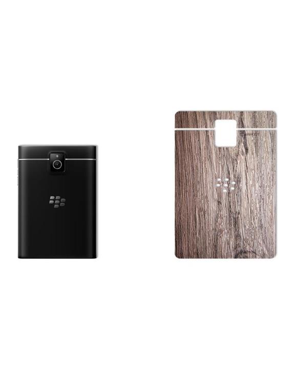 برچسب تزئینی ماهوت مدل Walnut Texture مناسب برای گوشی  BlackBerry Passport