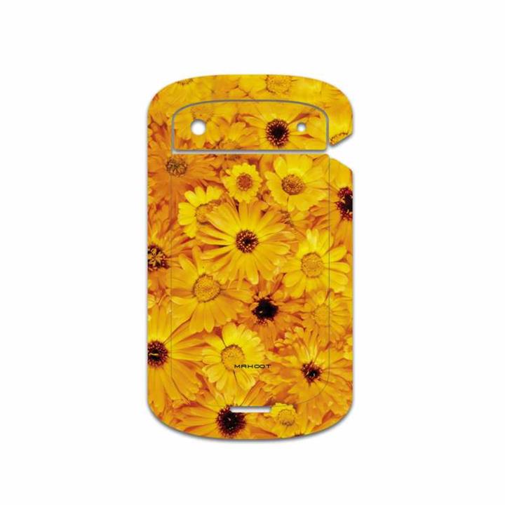 MAHOOT Yellow-Flower Cover Sticker for BlackBerry Bold Touch 9900