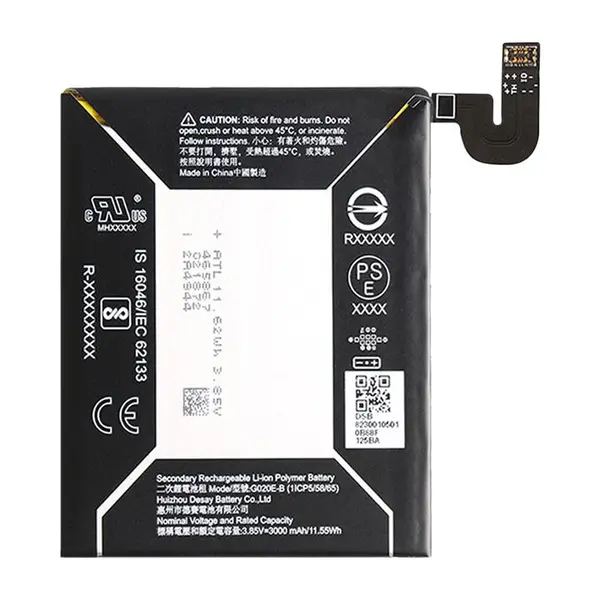 باتری گوگل پیکسل 3A مدل G020E-B ظرفیت 3000 میلی آمپر ساعت - 3