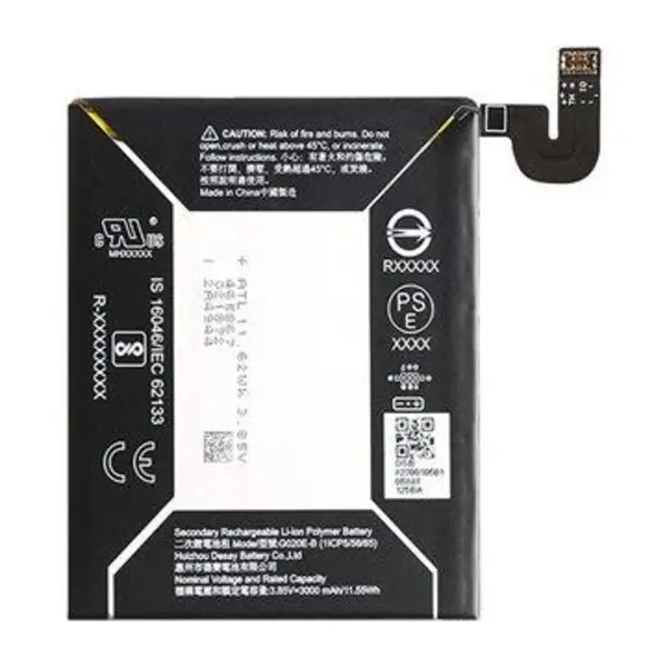 باتری گوگل پیکسل 3A مدل G020E-B ظرفیت 3000 میلی آمپر ساعت - 2
