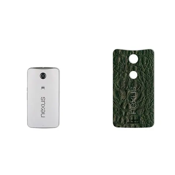 برچسب تزئینی ماهوت مدل Crocodile Leather مناسب برای گوشی Google Nexus 6 - 3