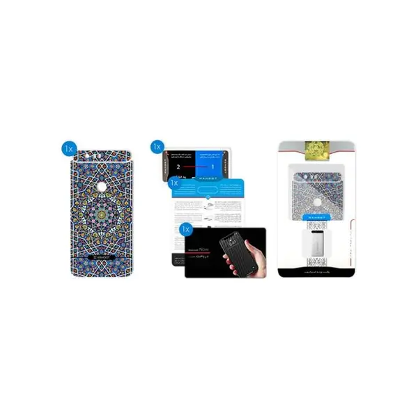 برچسب تزئینی ماهوت مدل Imam Reza shrine-tile Design مناسب برای گوشی Google Nexus 6P - 3