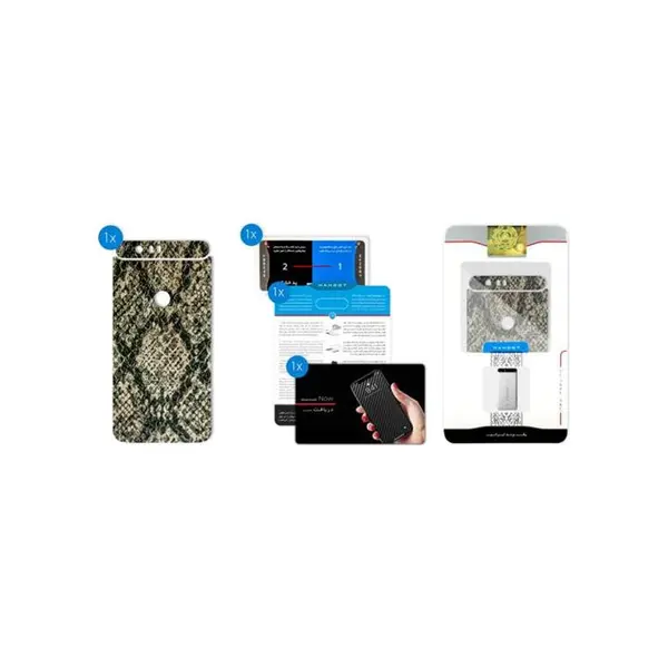 برچسب تزئینی ماهوت مدلJungle-python Texture مناسب برای گوشی Google Nexus 6P - 3