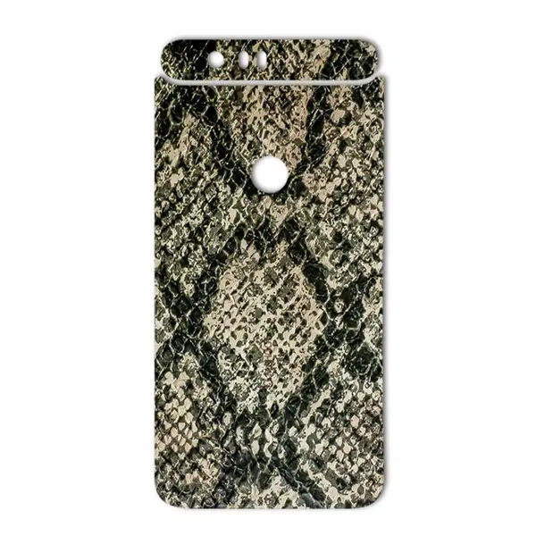 برچسب تزئینی ماهوت مدلJungle-python Texture مناسب برای گوشی Google Nexus 6P - 5