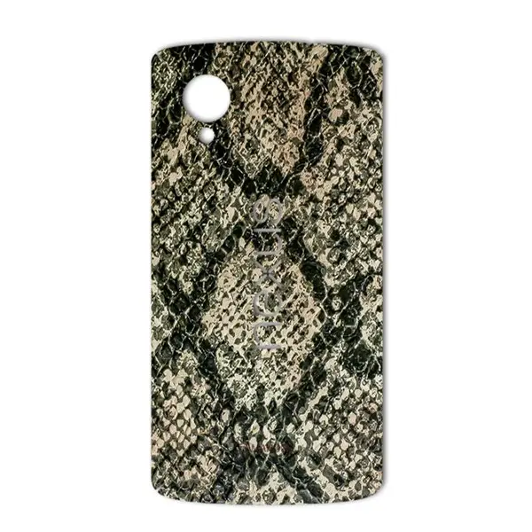 برچسب تزئینی ماهوت مدلJungle-python Texture مناسب برای گوشیGoogle Nexus 5 - 2