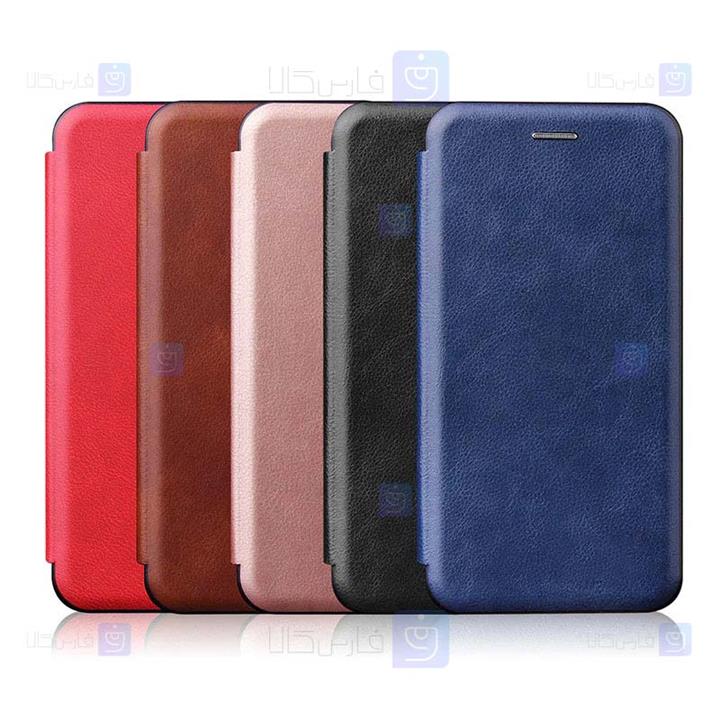 کیف محافظ چرمی ال جی Leather Standing Magnetic Cover For LG Google Nexus 5X