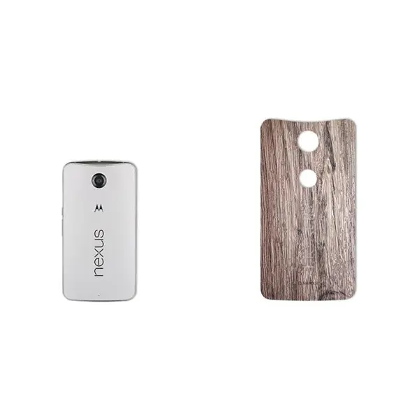 برچسب تزئینی ماهوت مدل Walnut Texture مناسب برای گوشی Google Nexus 6 - 2