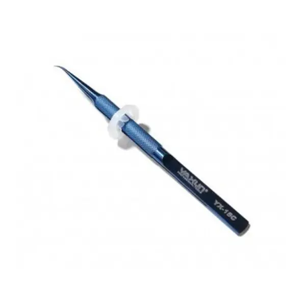 پنس حرفه ای تیتانیومی سر کج YAXUN YX-15C