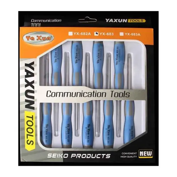 پک پیچ گوشتی تعمیرات موبایل یاکسون مدل Yaxun YX-683