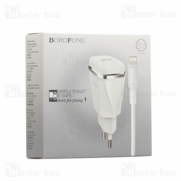 شارژر دیواری تک پورت 1 آمپر بروفون Borofone BA1A Single USB Charger