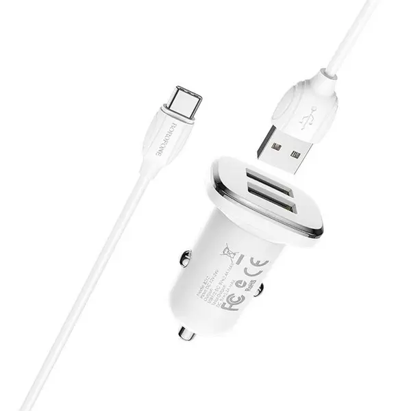 شارژر فندکی بروفون مدل Borofone BZ12A Borofone Car Charger BZ12A - 3