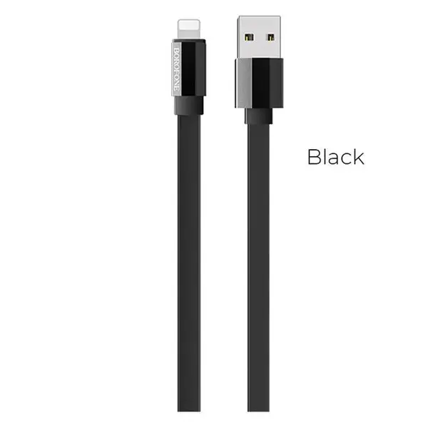 کابل آیفونی Borofone Glory BU8 2.4A 1.2m Borofone BU8 USB To Lightning Cable 1.2m