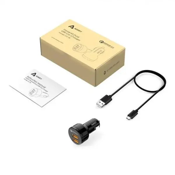 شارژر فندکی آکی مدل CC-T8 Aukey CC-T8 Car Charger - 4