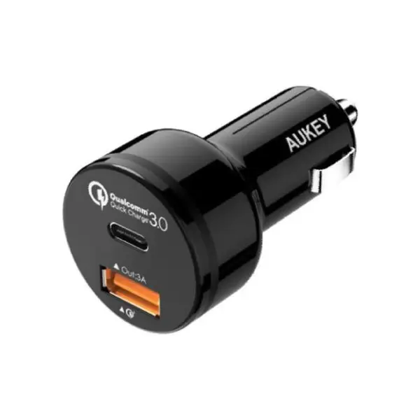 شارژر فندکی آکی مدل CC-Y1 Aukey CC-Y1 Car Charger