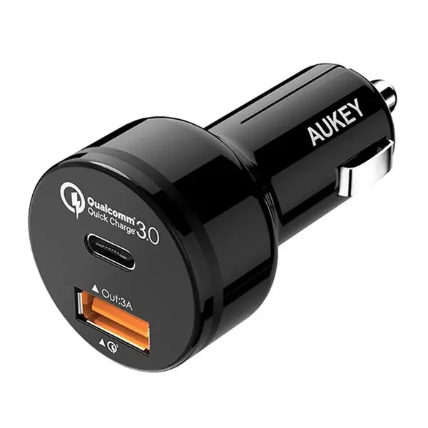 شارژر فندکی آکی مدل CC-Y1 Aukey CC-Y1 Car Charger