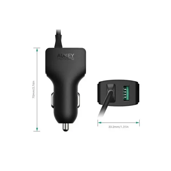 شارژر فندکی آکی مدل CC-Y4 Aukey CC-Y4 Car Charger