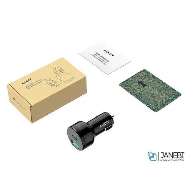 شارژر فندکی آکیCC-Y7 Aukey CC-Y7 Car Charger